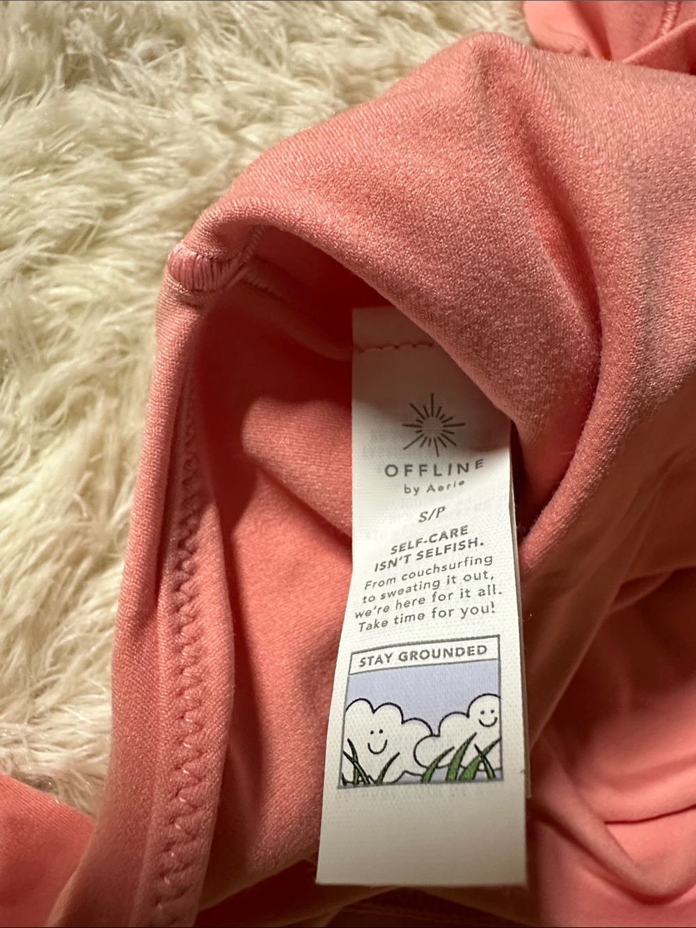 aerie Coral Pink Tank Top